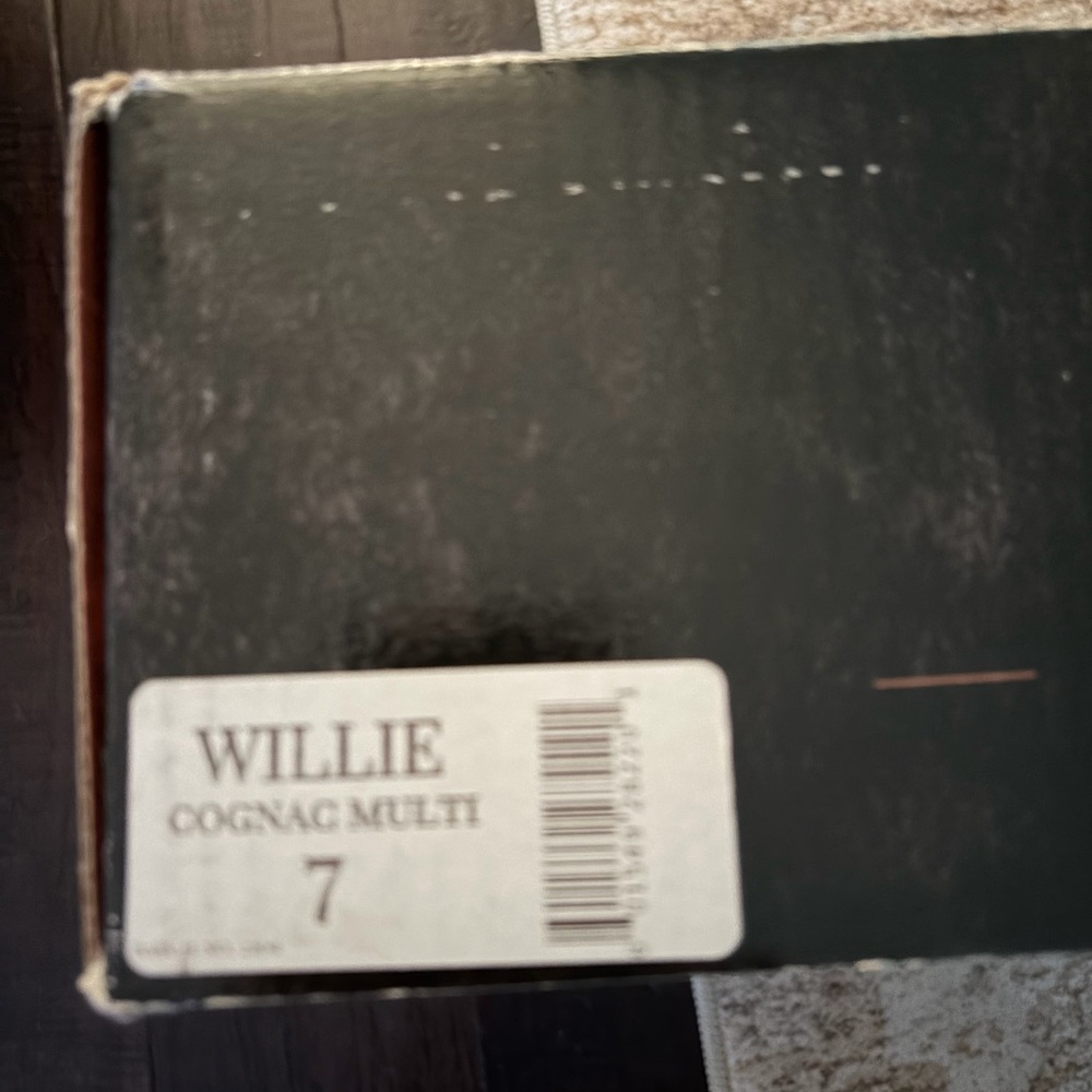 Freebird “Willie” Cognac Brown Leather Boots with Black and Red Accents